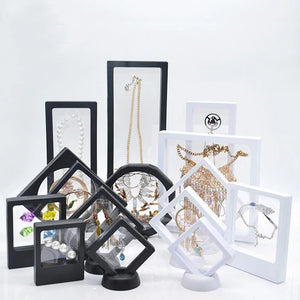 PET Membrane Jewelry Ring Necklace Display Holder Gift Packaging Box