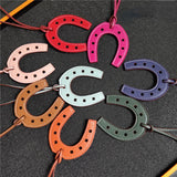 PU Horseshoe Pattern Bag Pendant Hollow Kelly Bag with Accessories