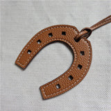 PU Horseshoe Pattern Bag Pendant Hollow Kelly Bag with Accessories