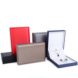PU Leather Jewelry Display Box Organizer Necklace Earring Ring Holder