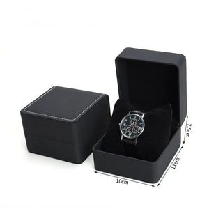 High End PU Leather Watch Box for Men's Display