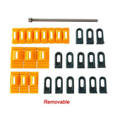Paintless Glue Puller Tabs Dent Car Repair Tool Set Orange Dent Puller Kit