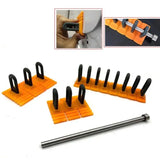 Paintless Glue Puller Tabs Dent Car Repair Tool Set Orange Dent Puller Kit