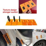 Paintless Glue Puller Tabs Dent Car Repair Tool Set Orange Dent Puller Kit
