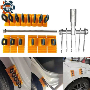 Paintless Glue Puller Tabs Dent Car Repair Tool Set Orange Dent Puller Kit