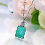 S925 Sterling Silver Water Wave Chain Necklace for Women