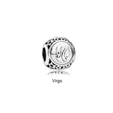 S925 Sterling Silver Beads 12 Constellation Bracelet Personalized Accessories