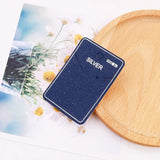 Silver Jewelry Display Card 5x7.2cm Hang Tag Logo