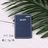 Silver Jewelry Display Card 5x7.2cm Hang Tag Logo