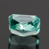 Paraiba Green Radiant CZ High Carbon Lab Diamond 4K Cut 5A+