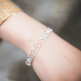 Vintage Hollow Silver Bracelet - Wild Temperament Jewelry