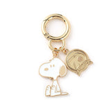 Snoopay Couple Key Ring Book Bag Pendant Metal Keychain
