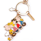 Snoopay Couple Key Ring Book Bag Pendant Metal Keychain