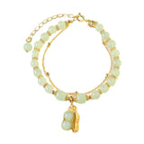Peanut Agate Double Layer Bracelet Small Sense Bracelet Temperament