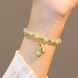 Peanut Agate Double Layer Bracelet Small Sense Bracelet Temperament