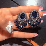 Pearl Beads Drop Earrings for Women Palace Statement Earring