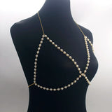Pearl Bra Chain Beach Jewelry Body Chain Jewellery