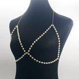 Pearl Bra Chain Beach Jewelry Body Chain Jewellery
