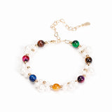 925 Silver Gemstone Pearl Bracelet for Women Wedding Party