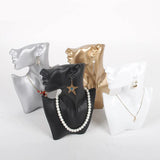 Pearl Necklace Chain Jewelry Display Stand Bust Decor Figure Mannequin Model