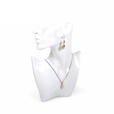 Pearl Necklace Chain Jewelry Display Stand Bust Decor Figure Mannequin Model