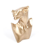 Pearl Necklace Chain Jewelry Display Stand Bust Decor Figure Mannequin Model