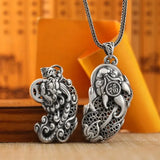 Lucky Transit Pendant Necklace Retro Amulet Jewelry