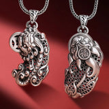 Lucky Transit Pendant Necklace Retro Amulet Jewelry