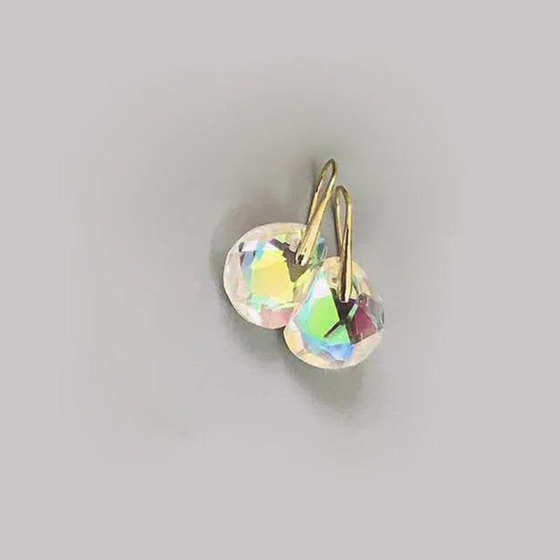 Ocean Face Crystal Earrings for Women