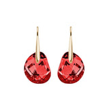 Ocean Face Crystal Earrings for Women