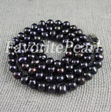 Elegant 18" AA Natural Freshwater Pearl Choker Necklace
