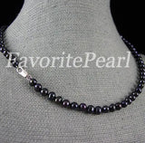 Elegant 18" AA Natural Freshwater Pearl Choker Necklace