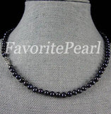 Elegant 18" AA Natural Freshwater Pearl Choker Necklace
