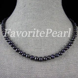 Elegant 18" AA Natural Freshwater Pearl Choker Necklace
