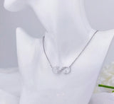 Personality S Shape Pendant Necklace Engraving Name Stainless Steel Gothic Jewel
