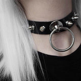 Personality Leather Necklace Punk Style Women Gothic Accessories Sexy
