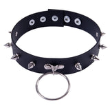 Personality Leather Necklace Punk Style Women Gothic Accessories Sexy