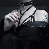 Personality Leather Necklace Punk Style Women Gothic Accessories Sexy