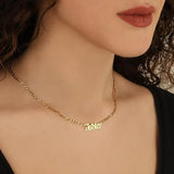 Personality Letter Pendant Women Choker Necklace Name Jewelry Gift