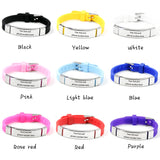 Kid ID Adjust Bracelets Soft Silicone Anti-lost Bracelet
