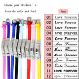 Kid ID Adjust Bracelets Soft Silicone Anti-lost Bracelet