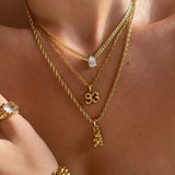 Personalized Year Number Necklaces for Women - 1991-1999 Birthday Gift