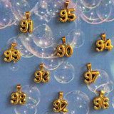 Personalized Year Number Necklaces for Women - 1991-1999 Birthday Gift