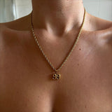 Personalized Year Number Necklaces for Women - 1991-1999 Birthday Gift