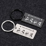 Personalized Snowman Family Name Keychains