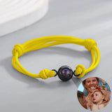 Custom Circle Photo Projection Bracelets Family Gift Jewelry