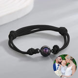 Custom Circle Photo Projection Bracelets Family Gift Jewelry