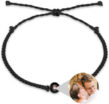 Photo Projection Hand-Woven Bracelet Couple Jewelry Family Gift