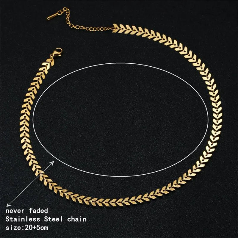 Personalized Stainless Steel Love Letter Anklet for Women