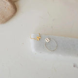 Personalized Name Cross Chain Rings Stainless Steel Women Letter Rings